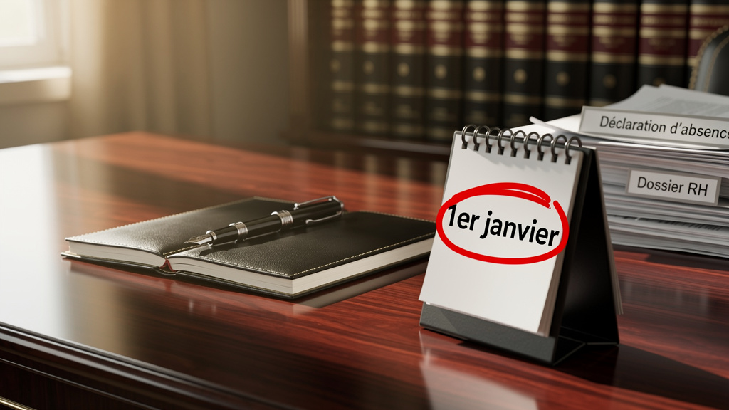 1 janvier férié Comment déclarer une absence ce jour-là